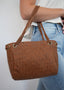 Lou Woven Bag - Tan